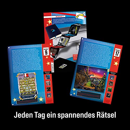 Kosmos 632441 Advent Calendar, Solve the 24 Exciting Puzzles in the Creepy Shipwreck, Toy and Puzzle Advent Calendar 2022 for De